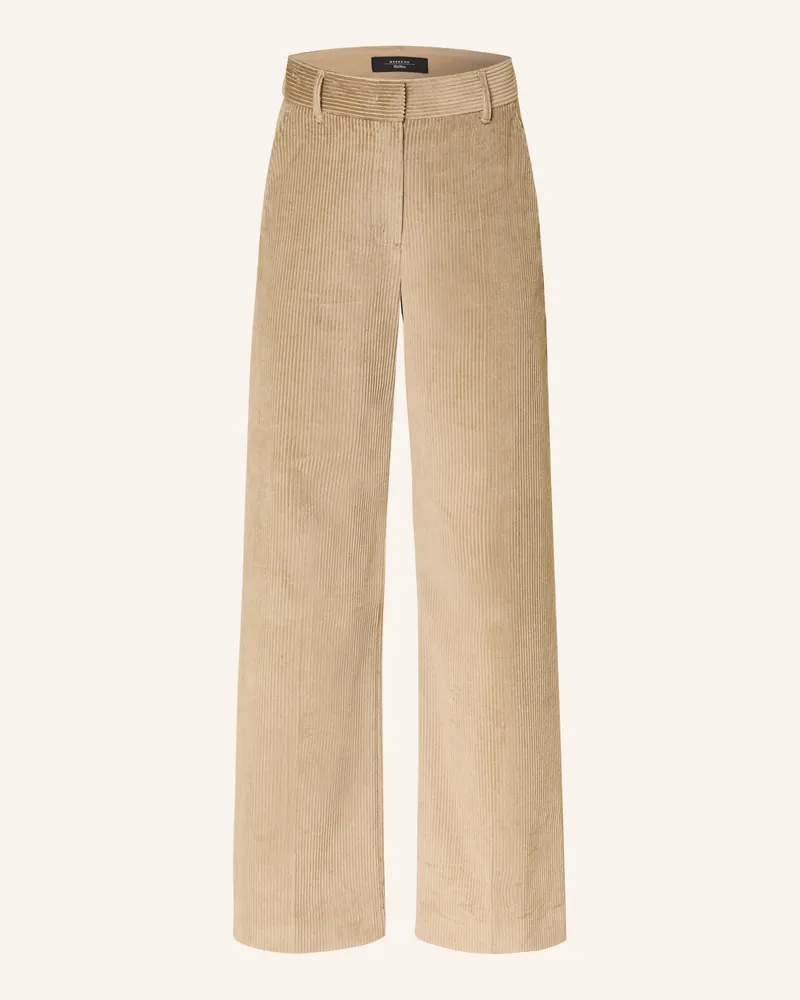 Max Mara Cordhose Tania beige Beige