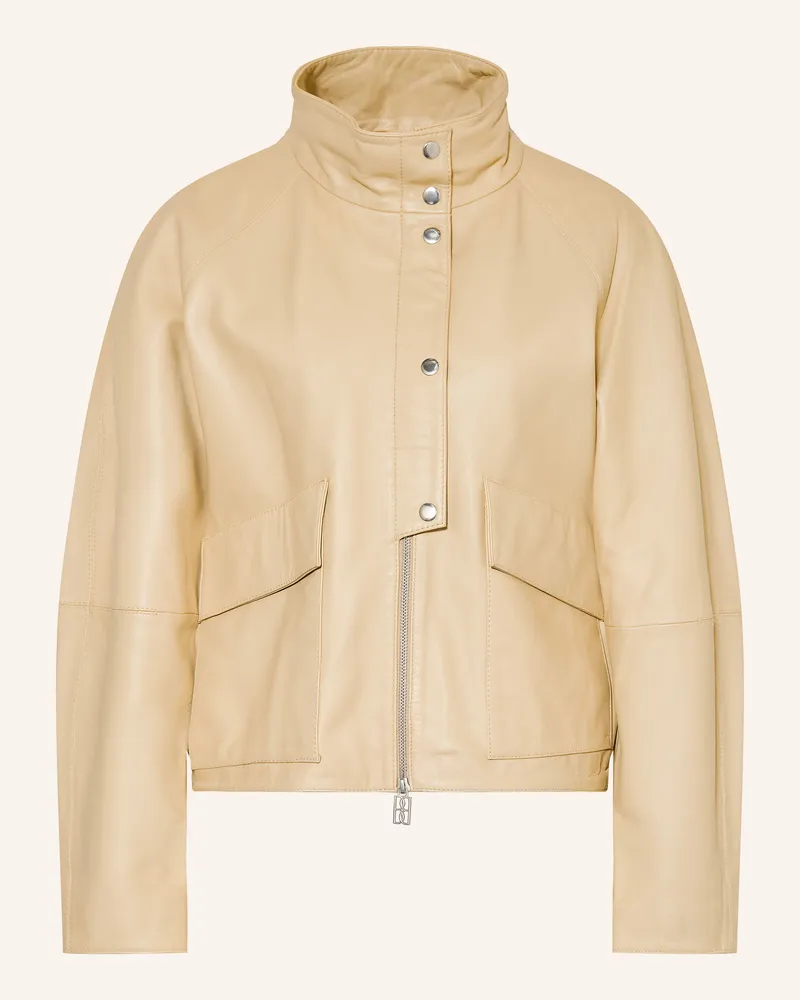 By Malene Birger Lederjacke Suzanne beige Beige
