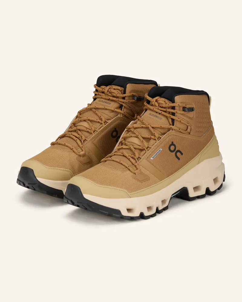 ON Wanderschuhe CLOUDROCK MID WP Braun