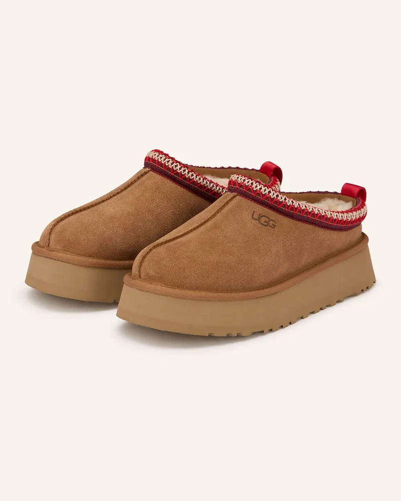 UGG Plateau-Pantoletten Tazz braun Beige