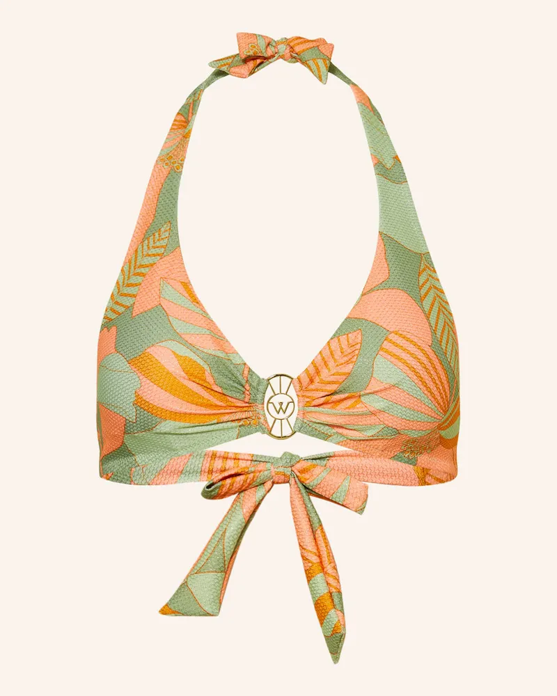 watercult Neckholder-Bikini-Top RETRO TRIBUTES mit Gruen