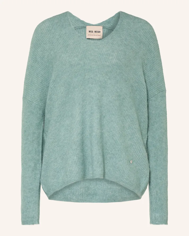 Mos Mosh Pullover Thora Mit Alpaka blau Petrol