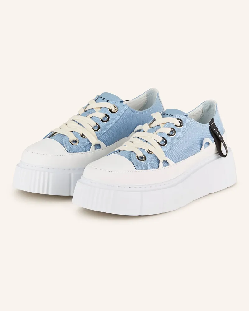 INUIKII Sneaker MATILDA CANVAS LOW Hellblau