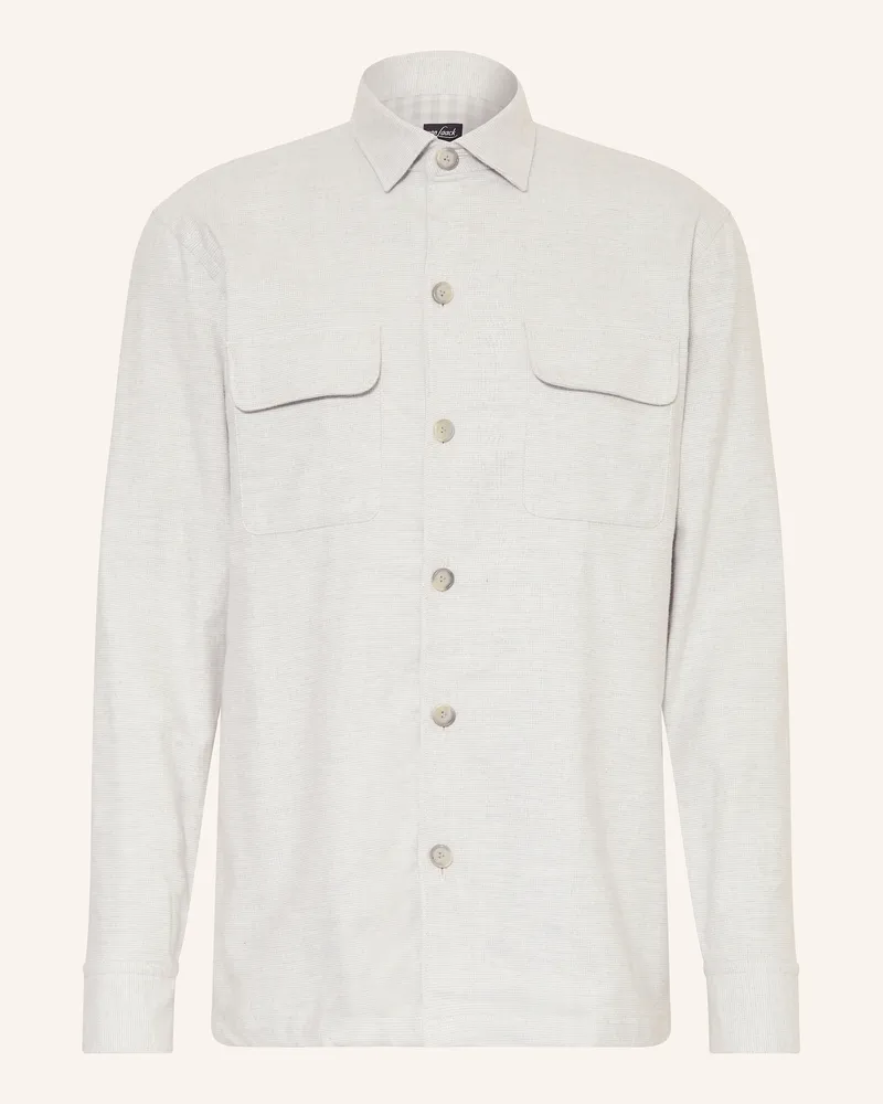 van Laack Flanell-Overshirt REYDIN Grau