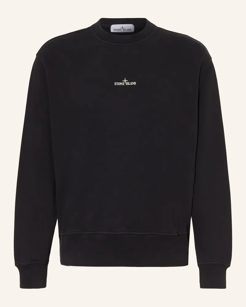Stone Island Sweatshirt schwarz Schwarz