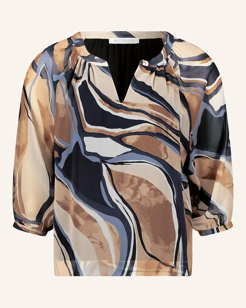 Betty Barclay Blusenshirt mit 3/4-Arm Blau