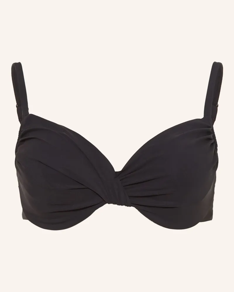 Maryan Mehlhorn Bügel-Bikini-Top Elements schwarz Schwarz