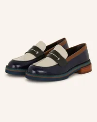 Pertini Penny-Loafer - HELLGRAU/ DUNKELBLAU/ BRAUN Blau