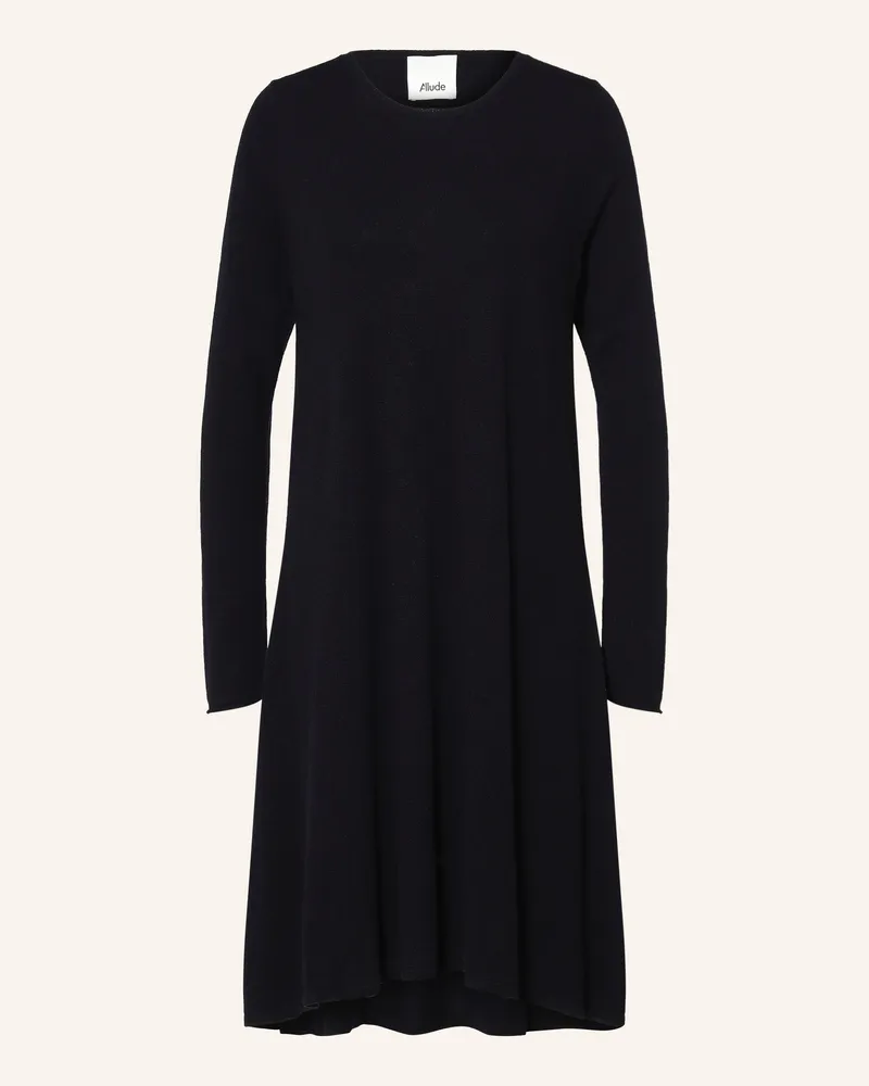 ALLUDE Strickkleid Mit Cashmere blau Dunkelblau