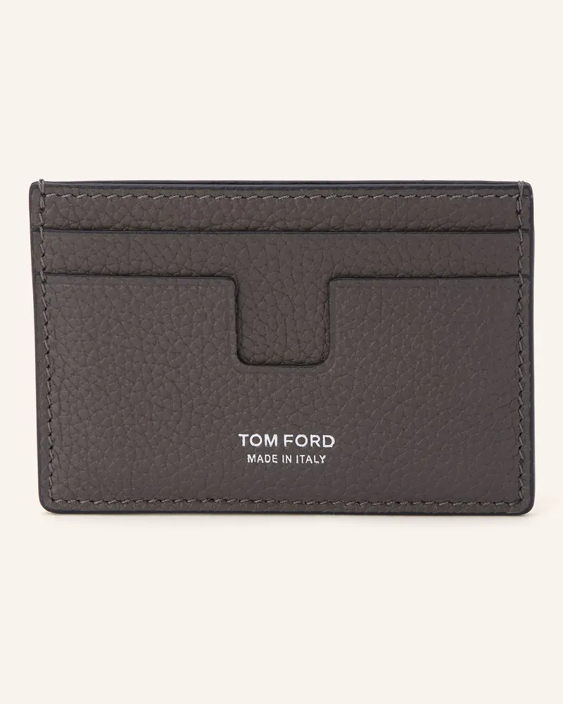 Tom Ford Kartenetui grau Dunkelgrau