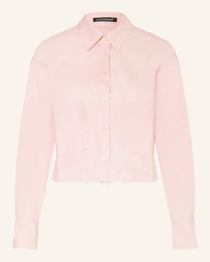 Luisa Cerano Hemdbluse rosa Hellrosa