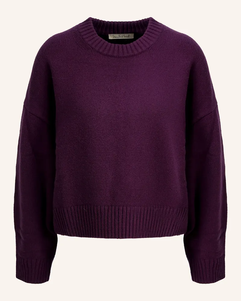 Smith & Soul Pullover rot Dunkellila