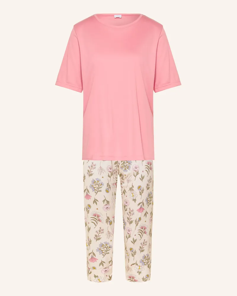 Mey 3/4-Schlafanzug Serie Botanic Garden weiss Creme