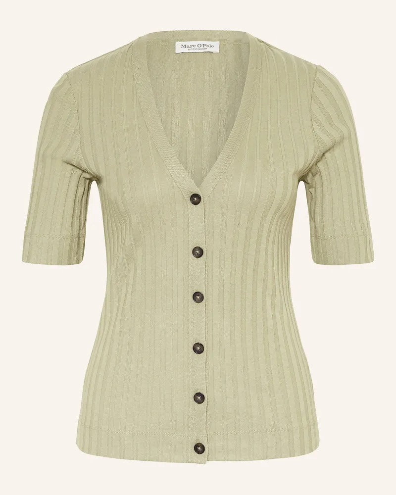 Marc O'Polo Strickjacke Oliv