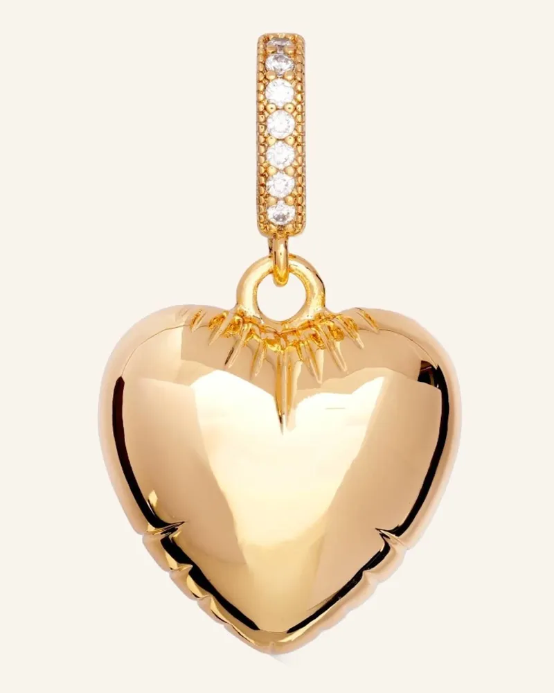 CRYSTAL HAZE Anhänger BALLON HEART PENDANT by GLAMBOU Gold