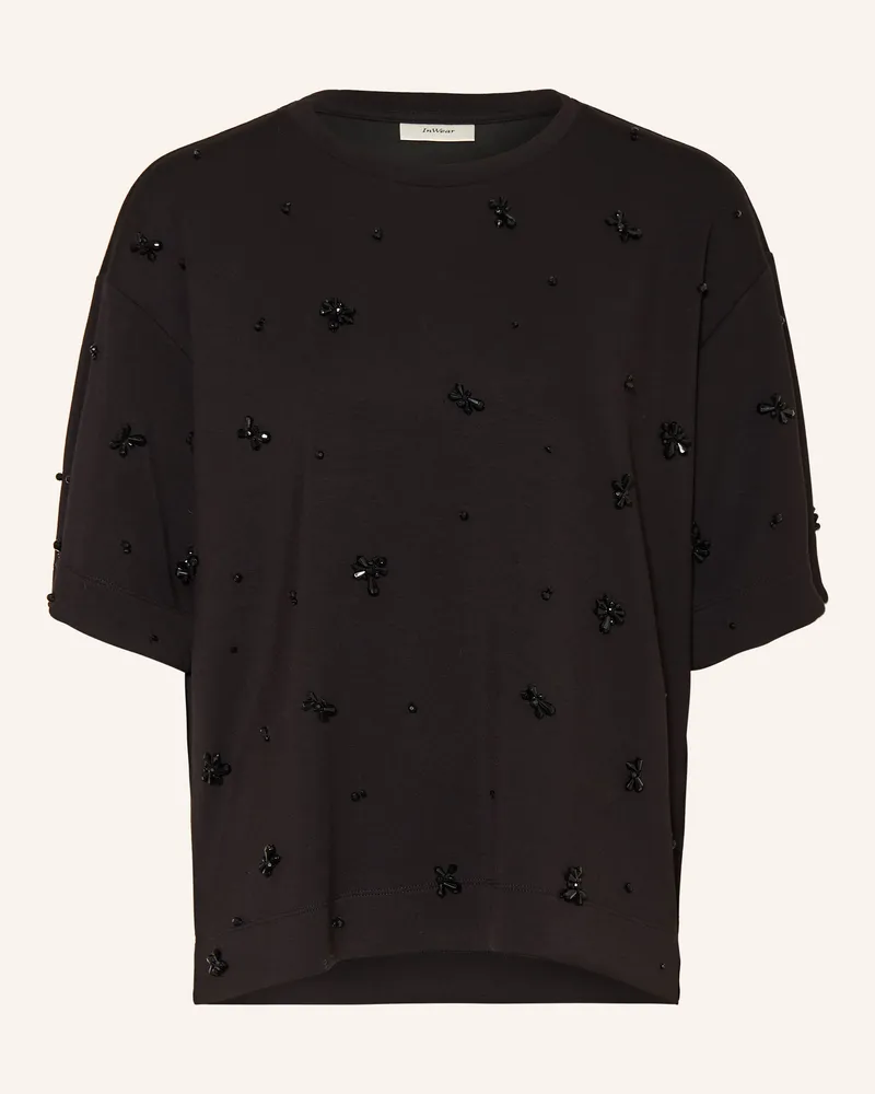 InWear T-Shirt Bayaiw Mit Schmucksteinen schwarz Schwarz