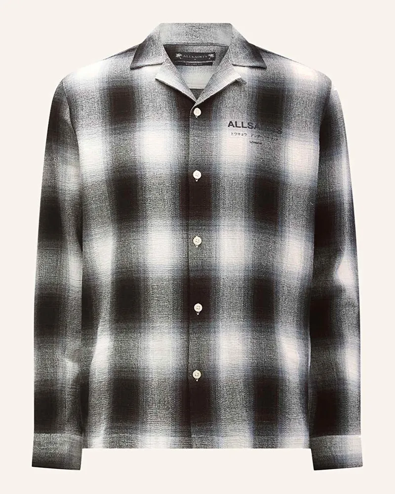 AllSaints Strickhemd UNDERFADE Comfort Fit Grau