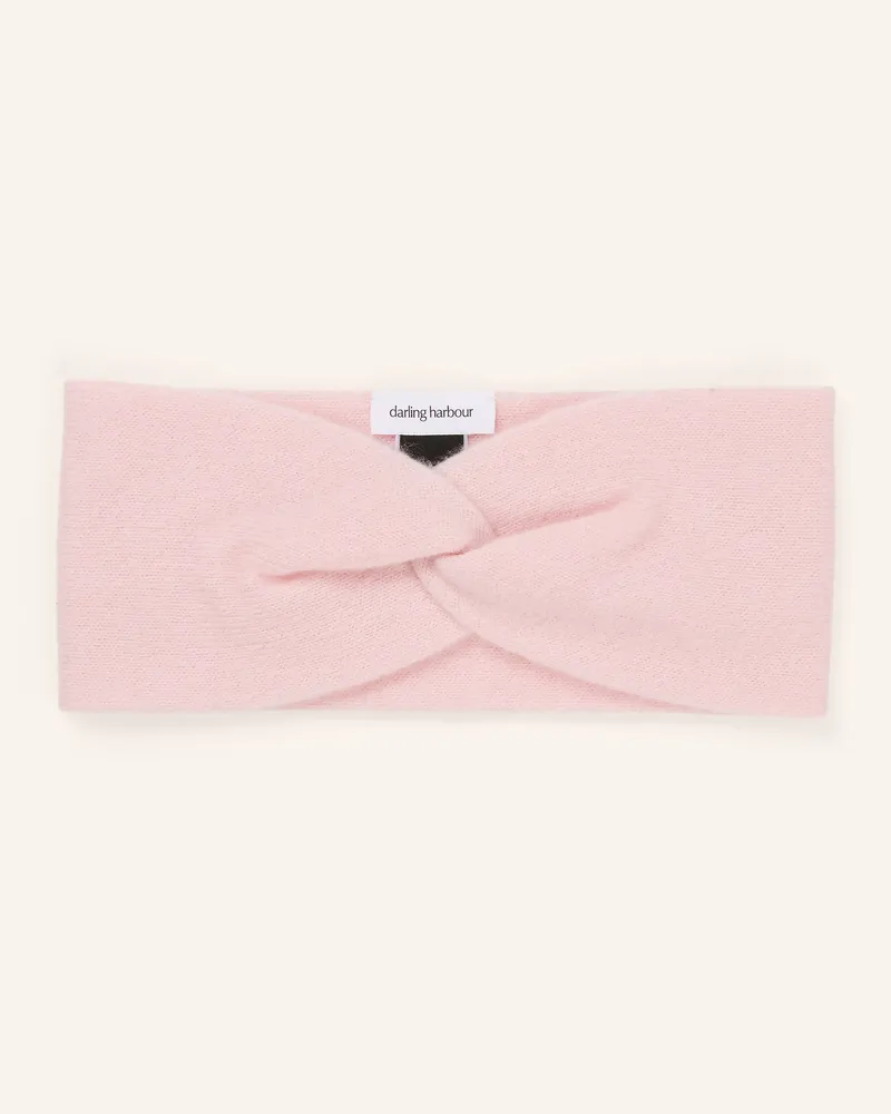 Darling Harbour Stirnband Aus Cashmere rosa Rose