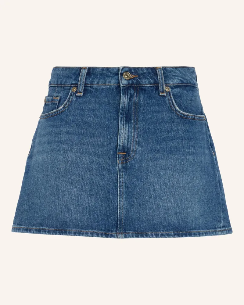 7 for all mankind Milly Skirt Jeansrock blau Blau