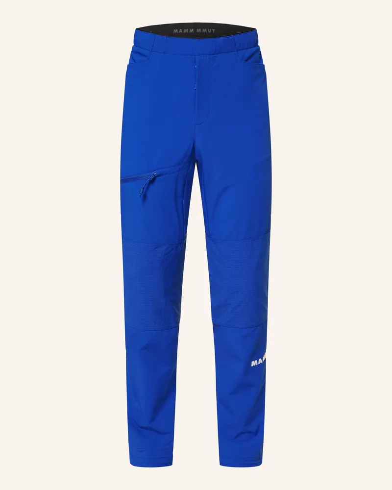 Mammut Softshell-Hose Eiger Nordwand Light So blau Blau