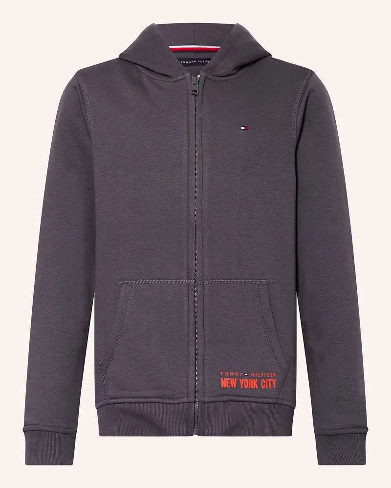 Tommy Hilfiger Sweatjacke Dunkelgrau