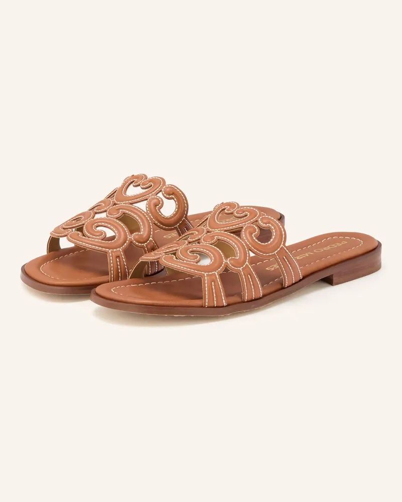 Pedro Miralles Pantoletten ATENEA Cognac