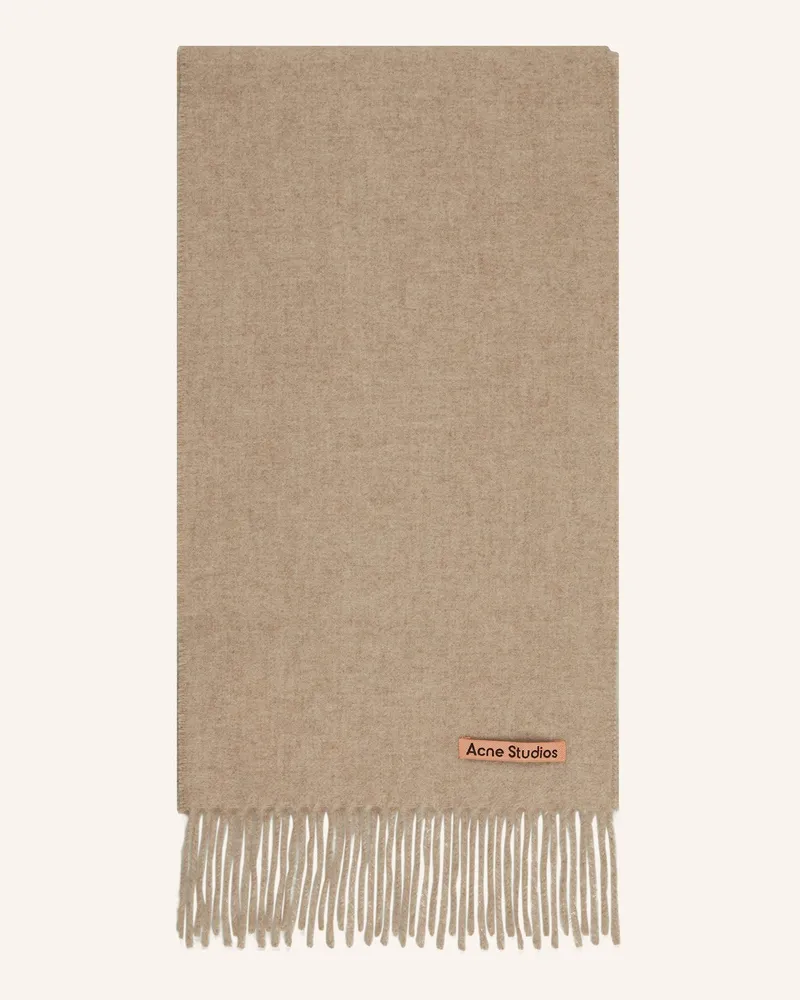 Acne Studios Schal Beige