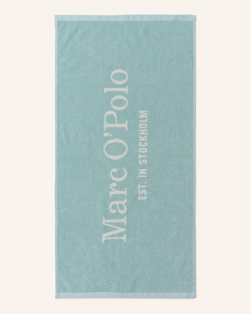 Marc O'Polo 2er-Set Handtücher Statement blau Hellblau