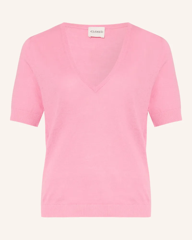 Closed Strickshirt pink Rosa