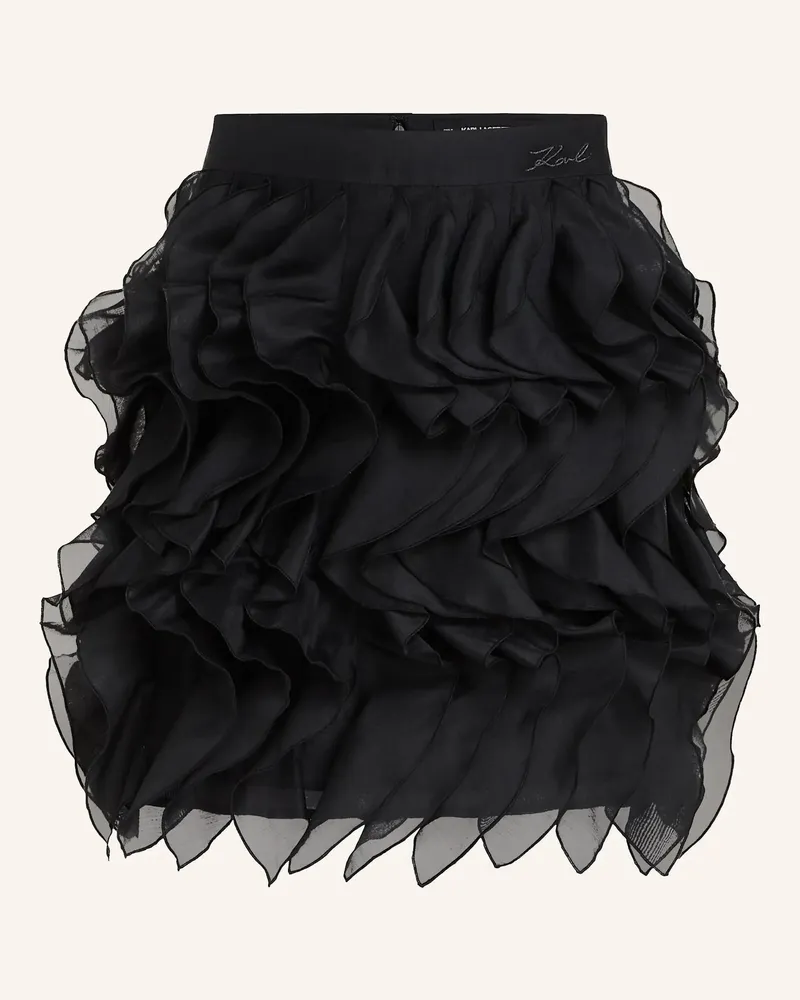 Karl Lagerfeld Rock schwarz Schwarz