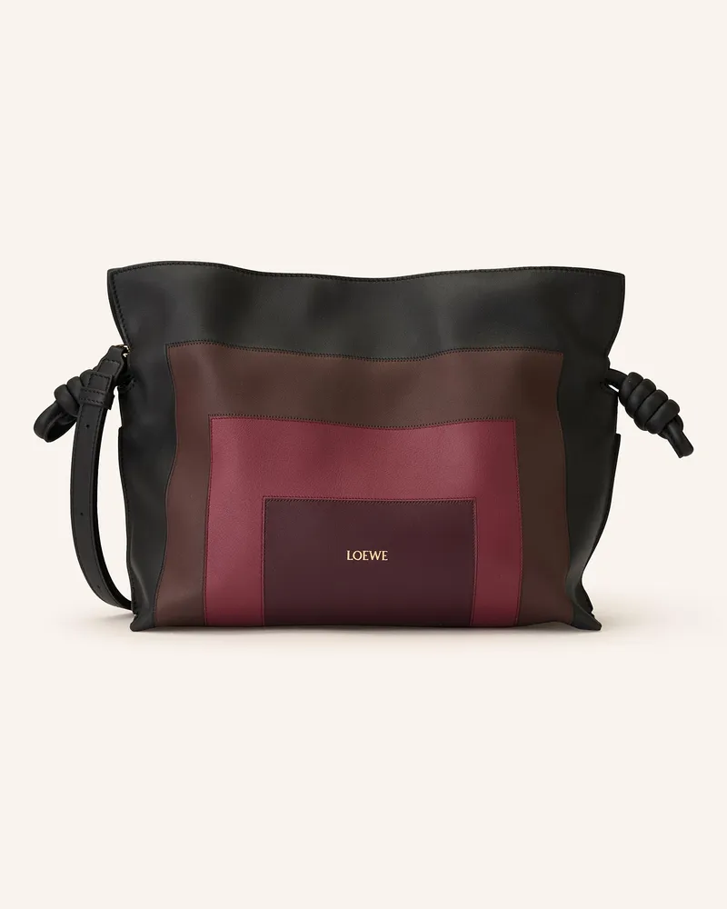 Loewe Schultertasche FLAMENCO Schwarz