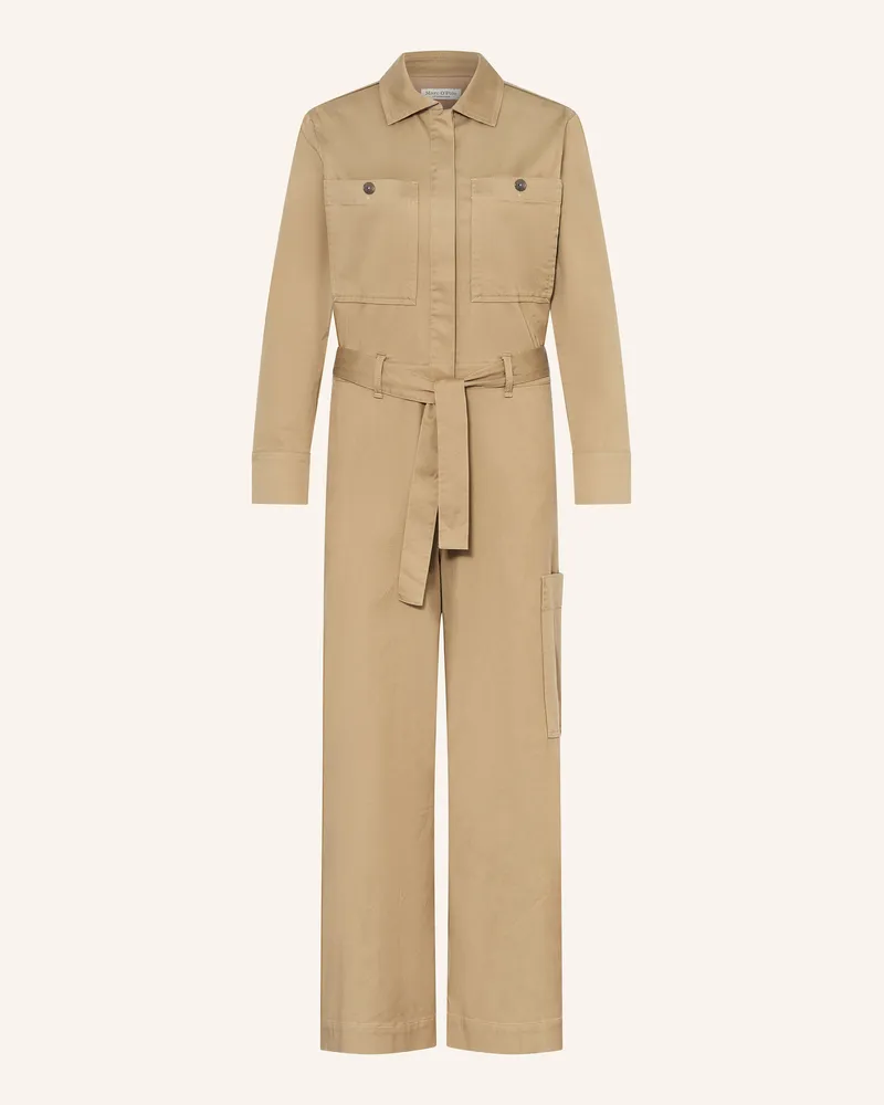 Marc O'Polo Cargo-Jumpsuit Khaki