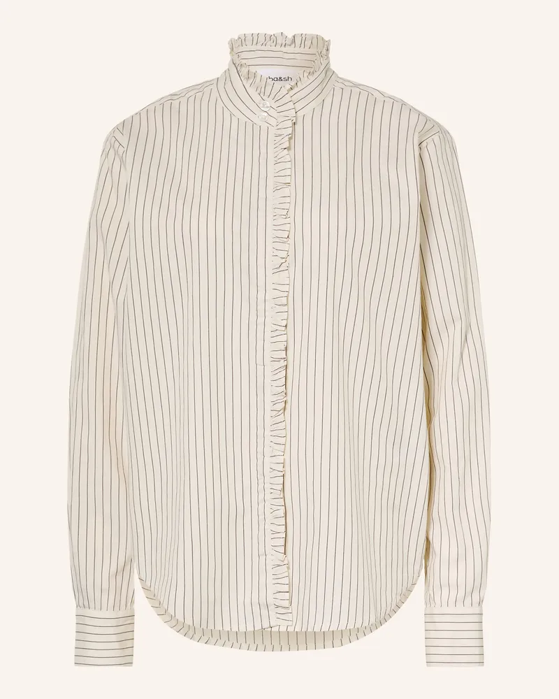 ba&sh Bluse Elvire Mit Rüschen weiss Ecru