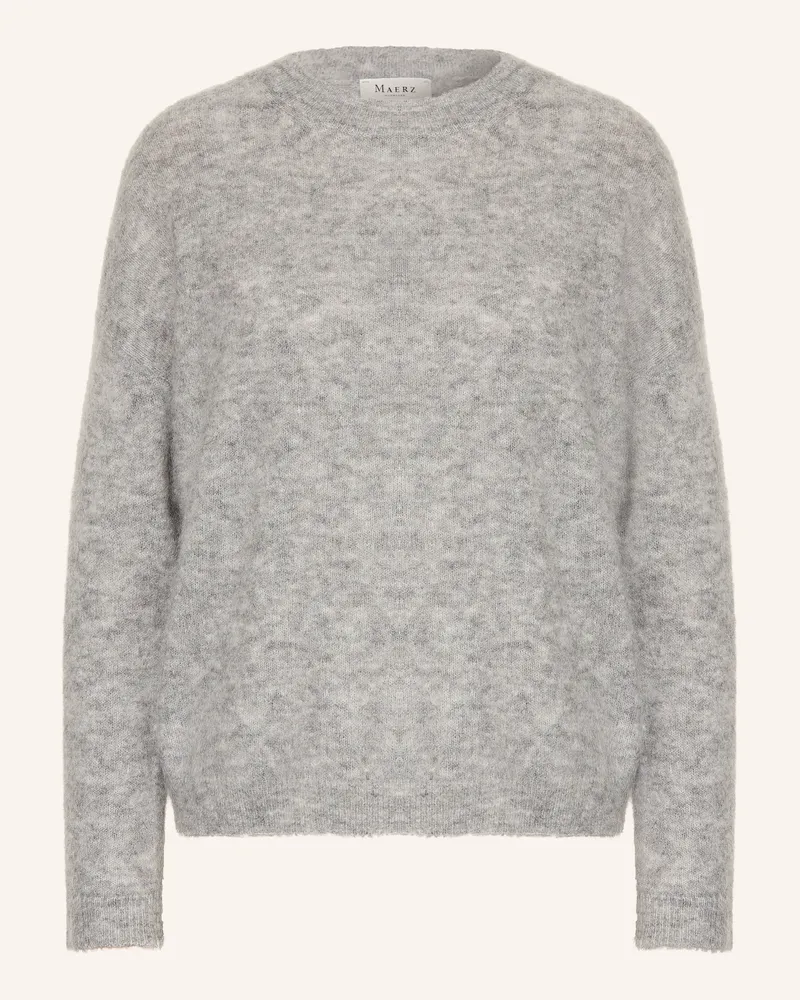 Maerz Pullover Mit Mohair braun Grau