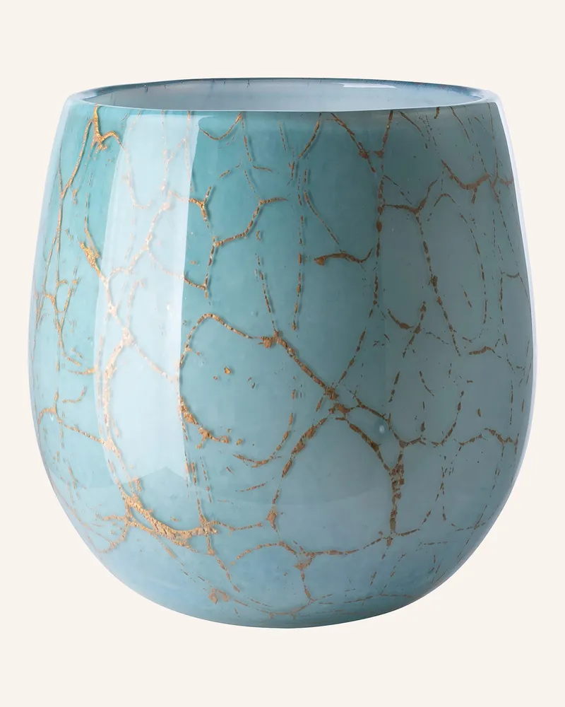 Fink Windlicht, Vase Cosmic gruen Gold