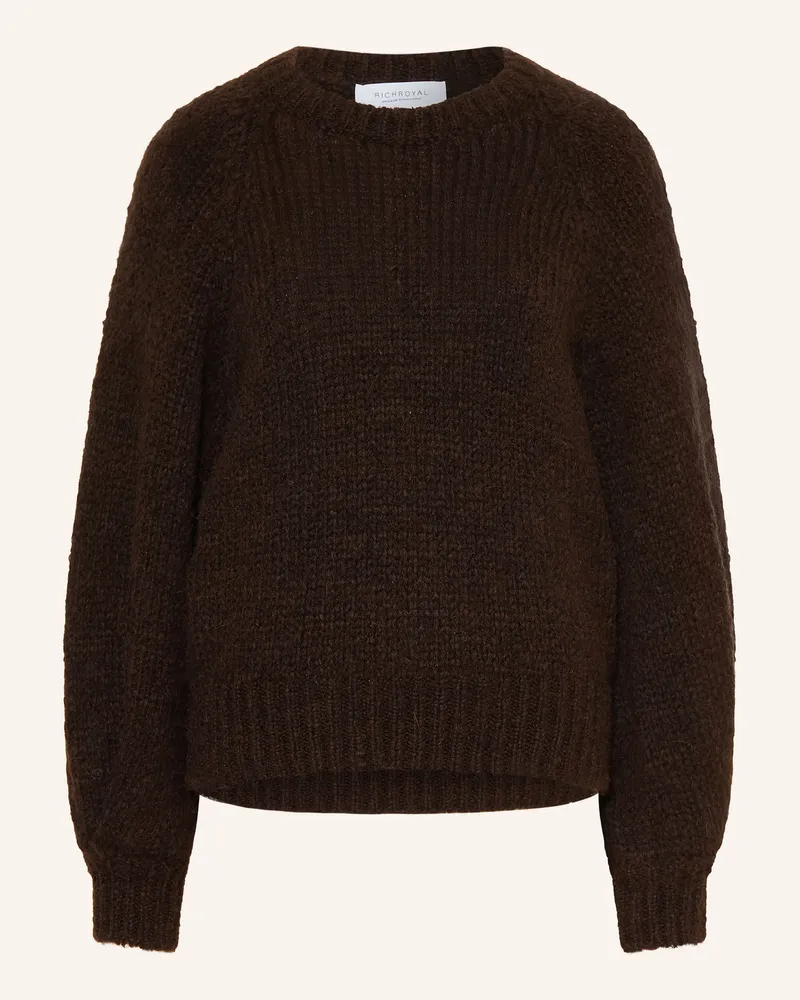 Rich&Royal Pullover Mit Alpaka braun Dunkelbraun