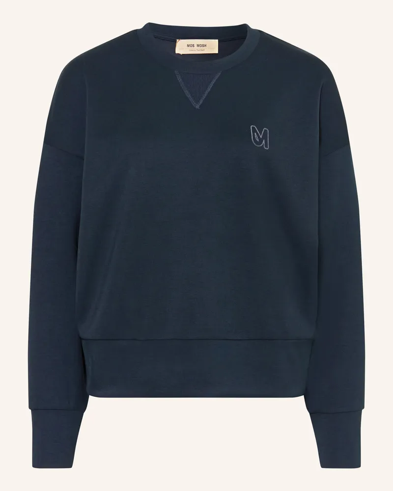 Mos Mosh Sweatshirt Mmkiki Celli blau Dunkelblau