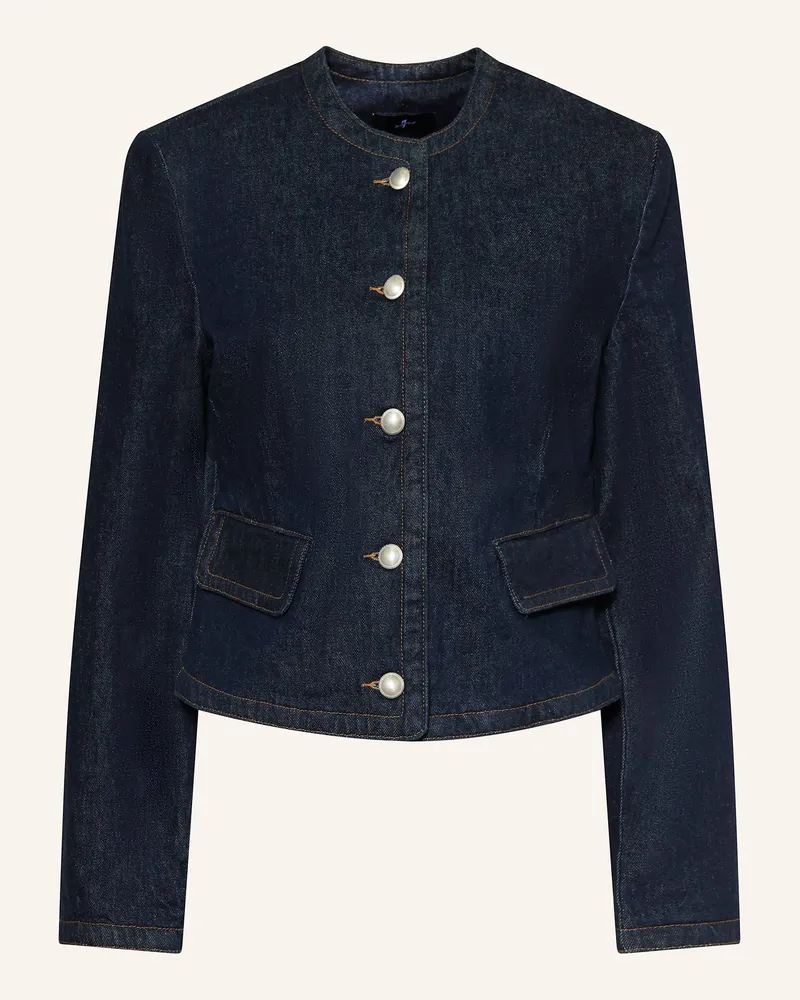 7 for all mankind Jeansjacke Dunkelblau
