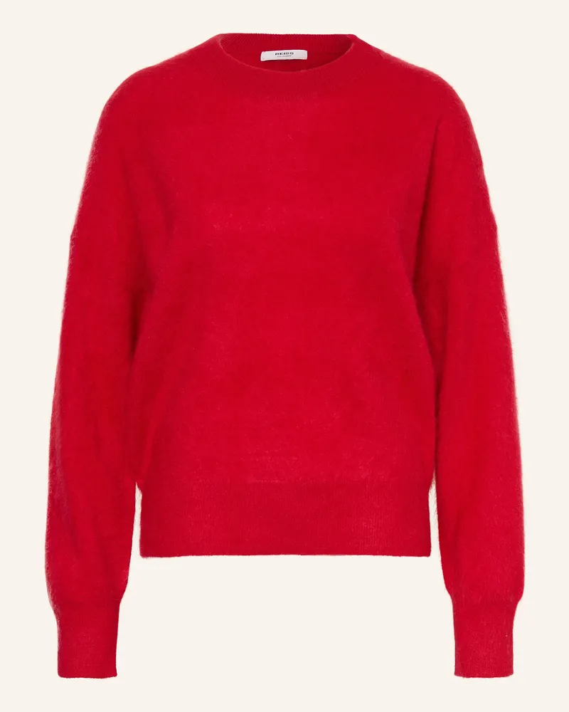 Reiss Cashmere-Pullover Rot