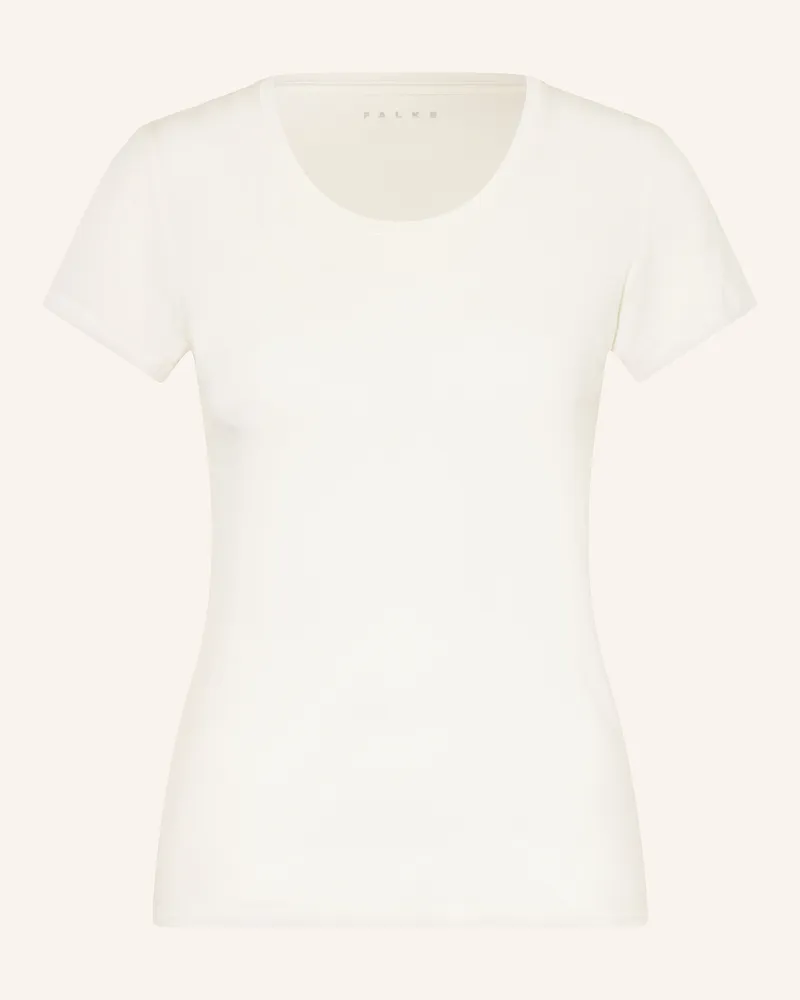 Falke T-Shirt Clima Wool weiss Weiss
