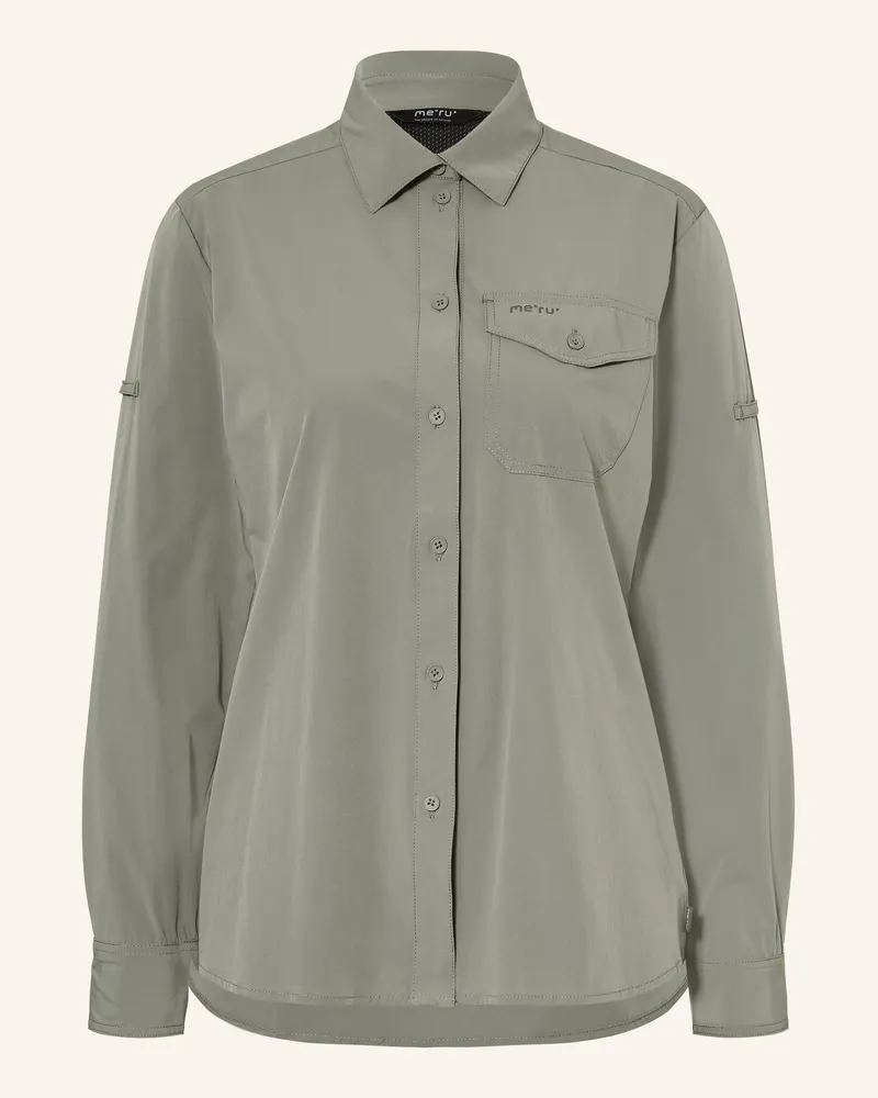me°ru' Outdoor-Bluse Lahan gruen Khaki