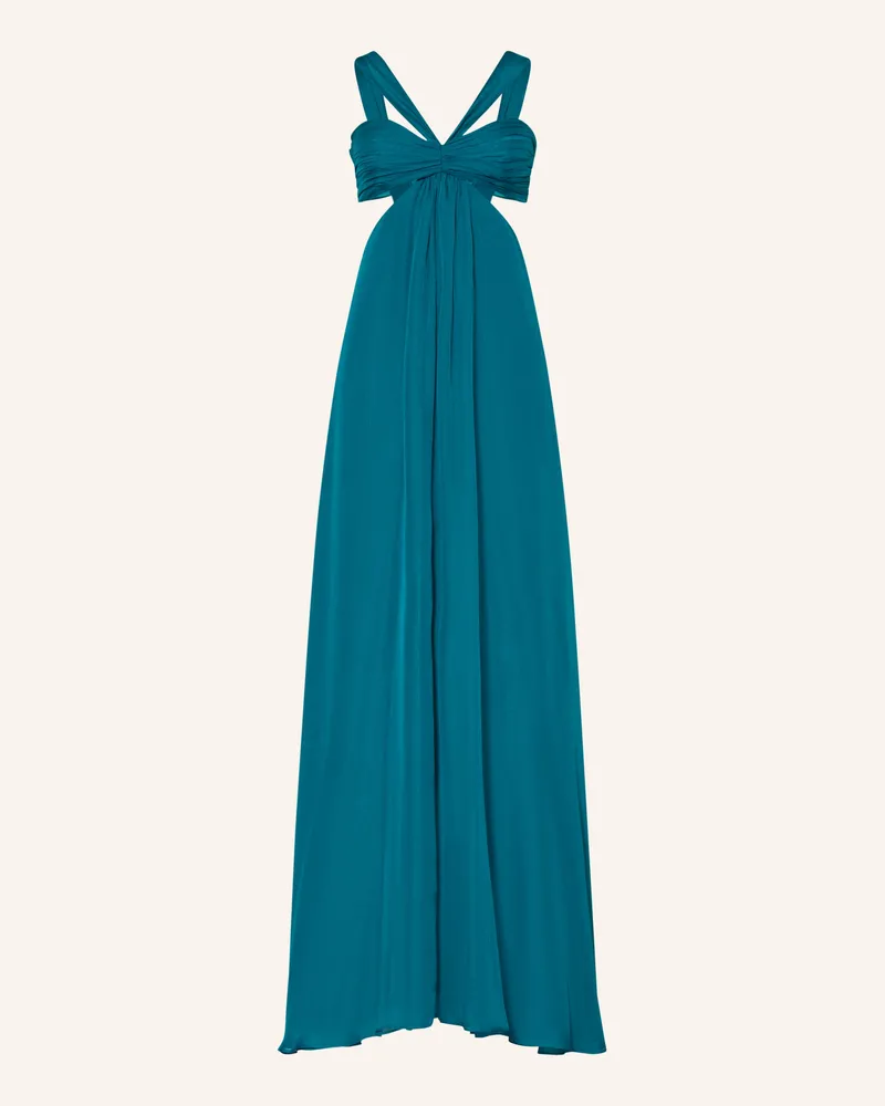 Retrofête Abendkleid Meira blau Petrol