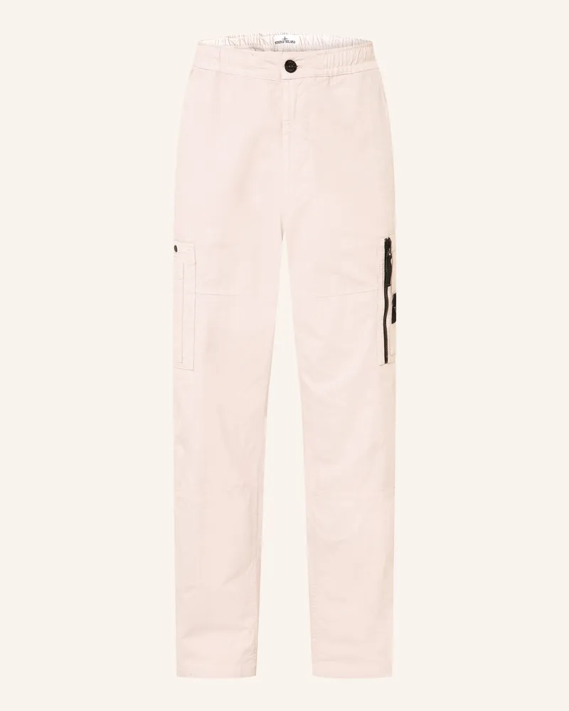 Stone Island Cargohose Loose Fit rosa Rosé