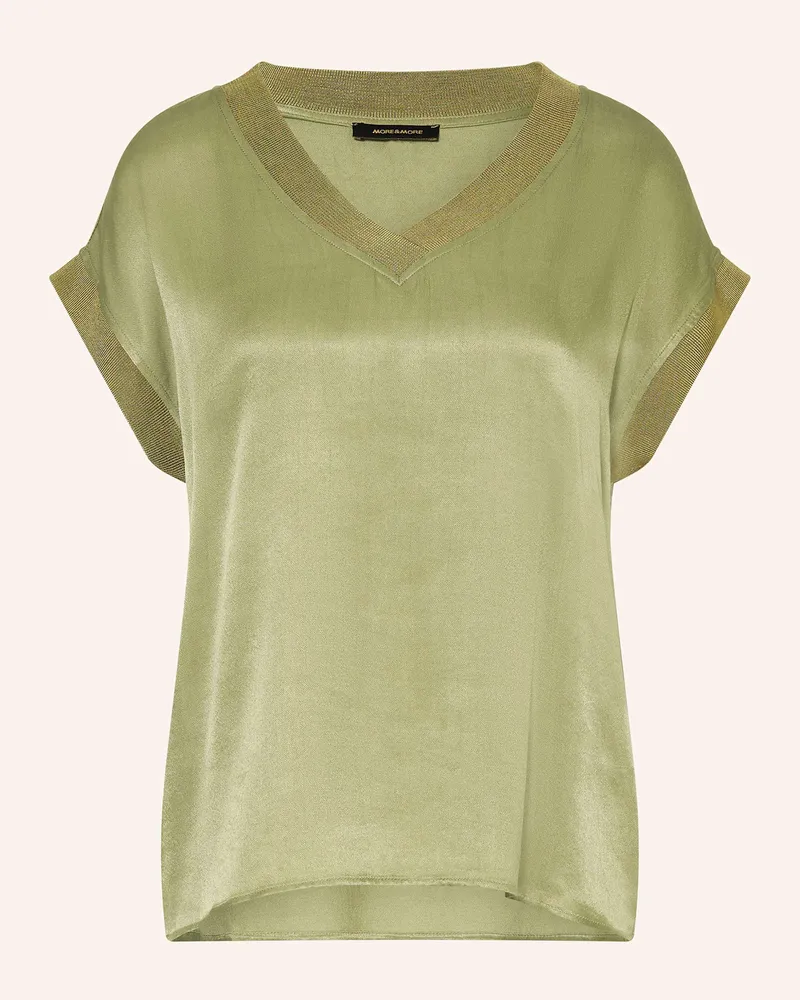 More & More Blusenshirt aus Satin Oliv