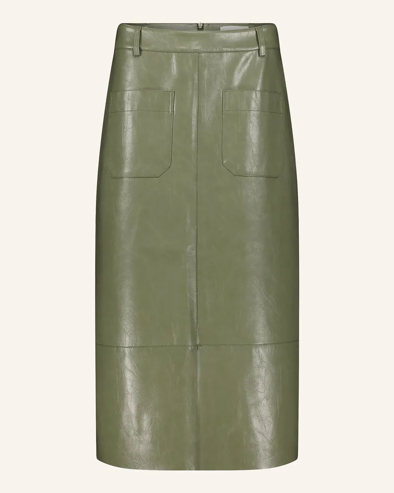 Cartoon Rock In Lederoptik gruen Khaki