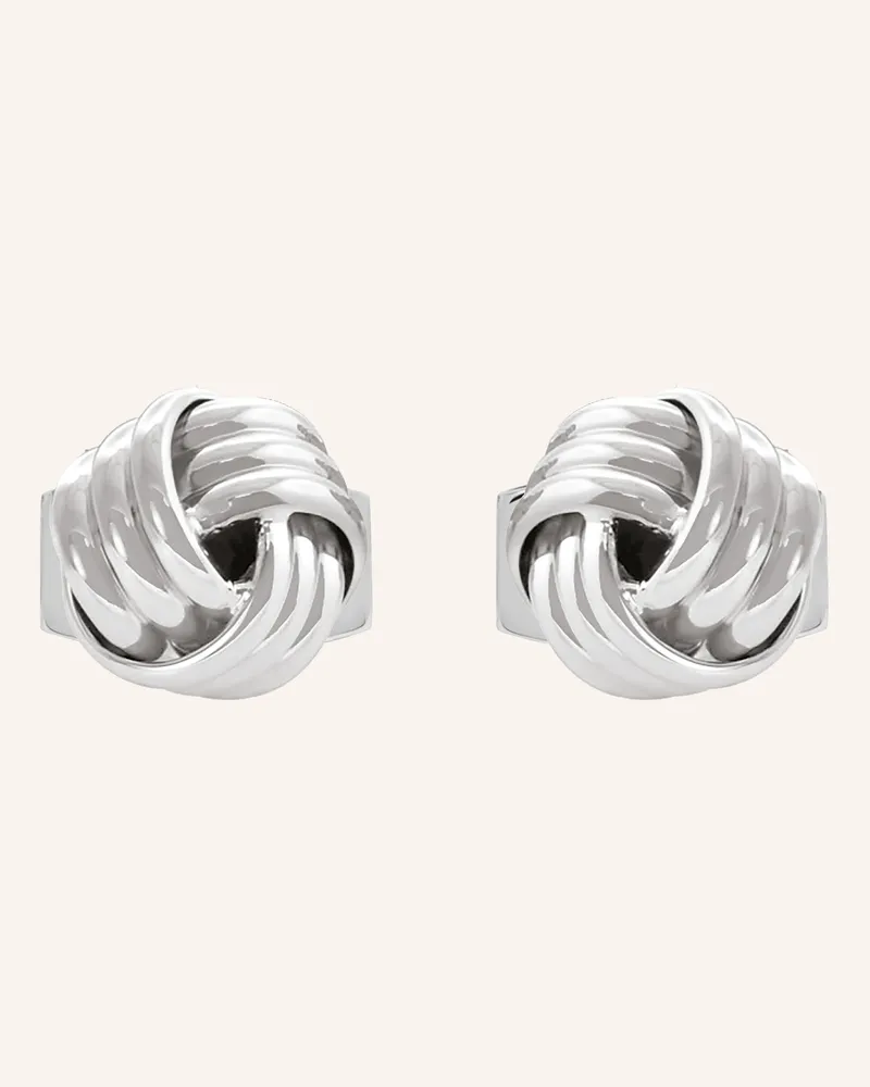 Tateossian Manschettenknöpfe Cable Knot silber Silber