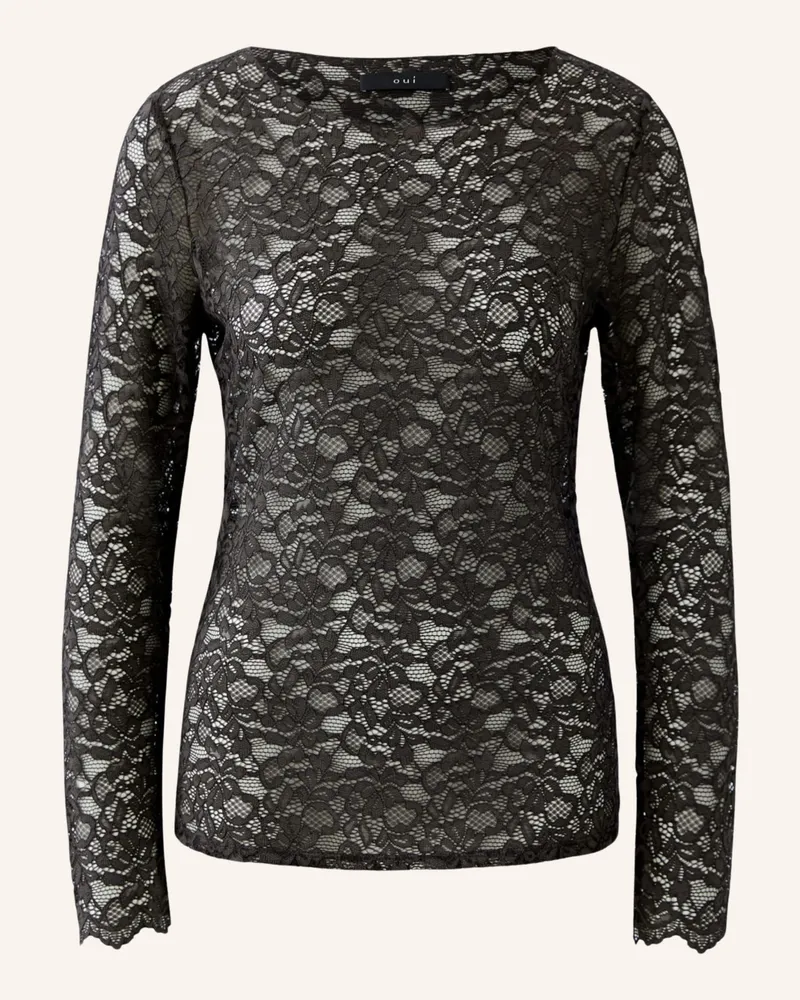 Oui  Longsleeve Braun
