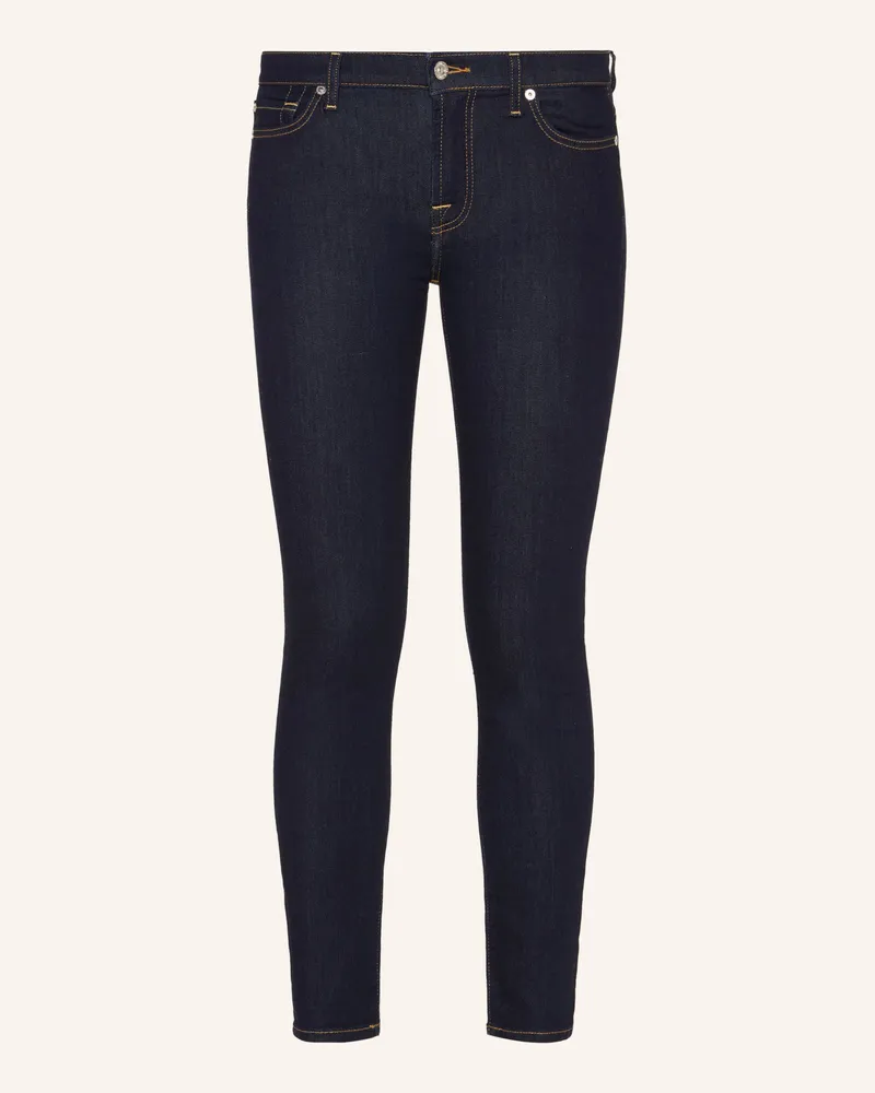 7 for all mankind Jeans THE SKINNY CROP Skinny Fit Blau