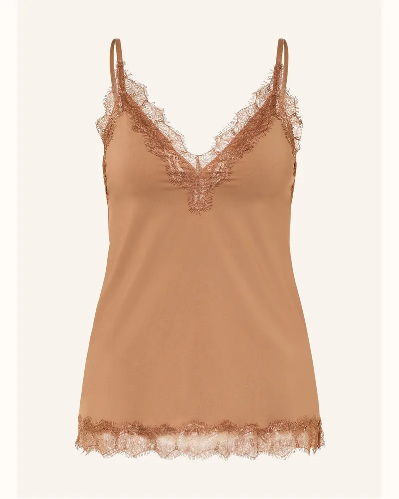 Rosemunde Top Billie Mit Spitze braun Braun
