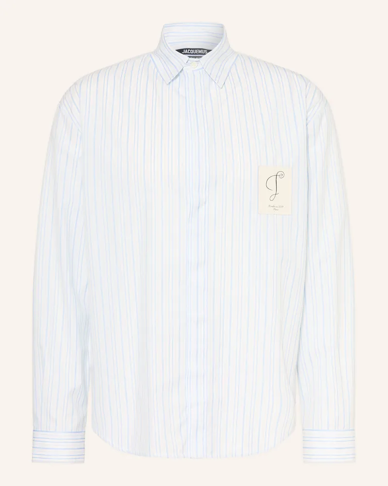 Jacquemus Hemd La Chemise Simon Ml Comfort Fit blau Hellblau